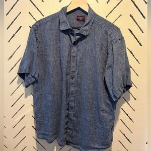 Untuckit short sleeve button up size large